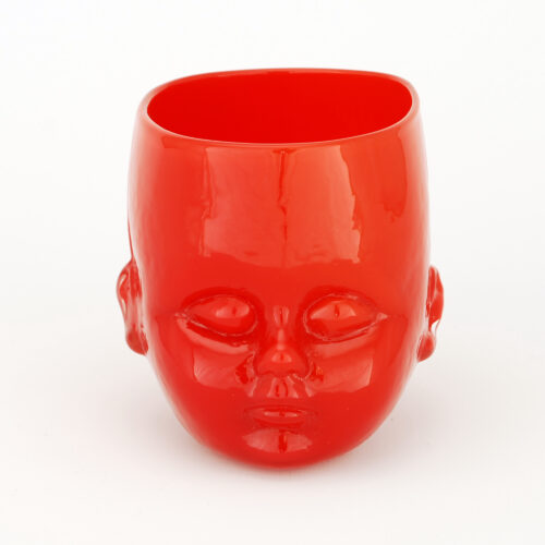 Baby Head Cup Red